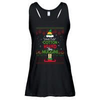 Cutest Cotton Headed Ninny Muggins Funny Christmas Elf Ladies Essential Flowy Tank