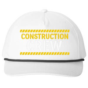 Construction Crew & Highway Worker Snapback Five-Panel Rope Hat