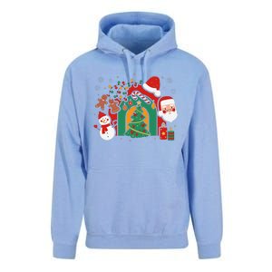 Candy Cane Holly Merry Christmas Happy Xmas Holidays Unisex Surf Hoodie