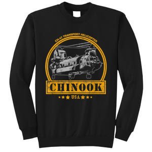 CH47 Chinook Helicopter Sweatshirt