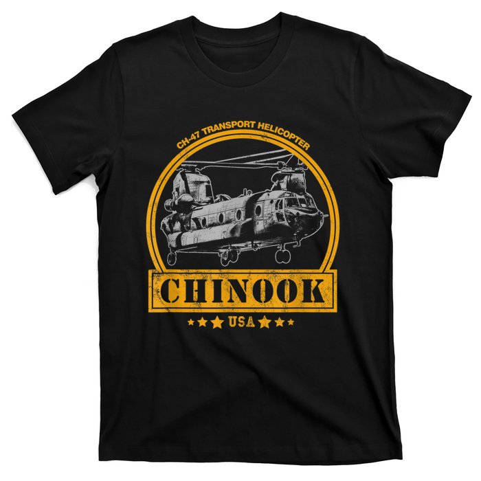 CH47 Chinook Helicopter T-Shirt