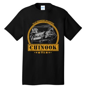 CH47 Chinook Helicopter Tall T-Shirt