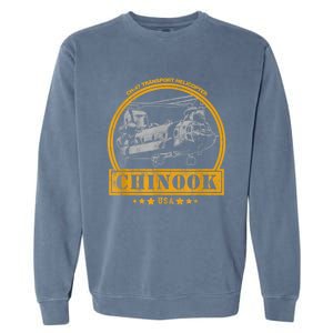 CH47 Chinook Helicopter Garment-Dyed Sweatshirt