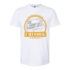 CH47 Chinook Helicopter Softstyle CVC T-Shirt