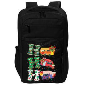 Christmas Campers Ho Ho Ho Funny Camping Lovers Cool Gift Impact Tech Backpack