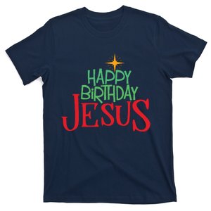 Christian Christmas Happy Birthday Jesus Gift T-Shirt