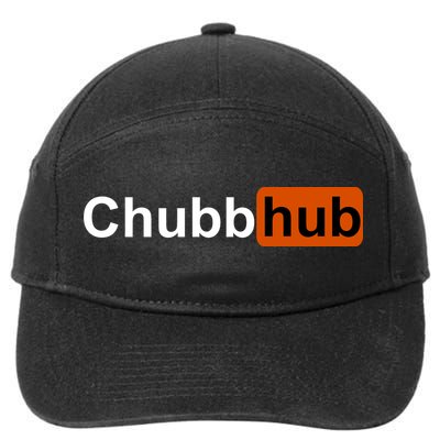 Chubbhub, Chubb Hub Funny 7-Panel Snapback Hat