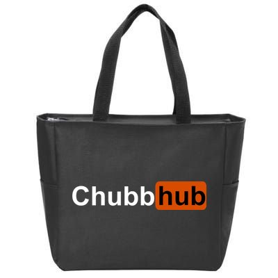 Chubbhub, Chubb Hub Funny Zip Tote Bag