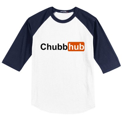 Chubbhub, Chubb Hub Funny Baseball Sleeve Shirt