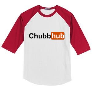 Chubbhub, Chubb Hub Funny Kids Colorblock Raglan Jersey