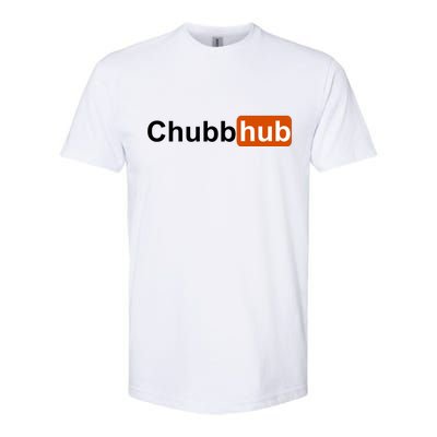 Chubbhub, Chubb Hub Funny Softstyle CVC T-Shirt