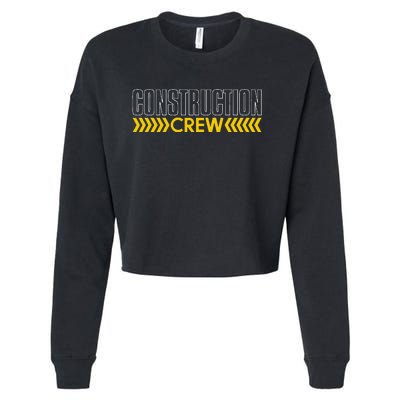 Construction Crew & Highway Worker Cropped Pullover Crew