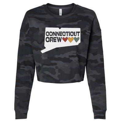 Connecticut Crew Hearts Cropped Pullover Crew