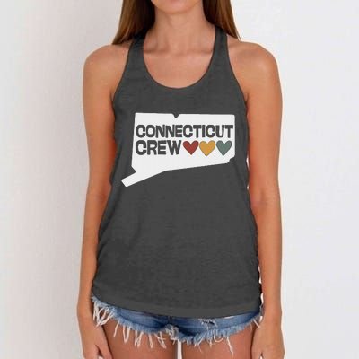 Connecticut Crew Hearts Women's Knotted Racerback Tank