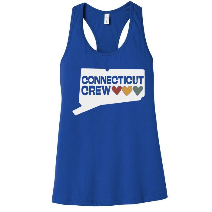 Connecticut Crew Hearts Women's Racerback Tank