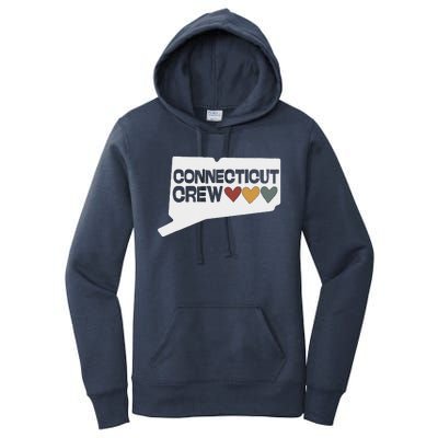 Connecticut Crew Hearts Women's Pullover Hoodie