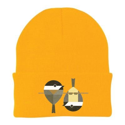 Chickadees Knit Cap Winter Beanie