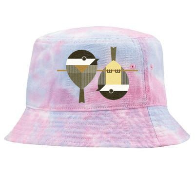 Chickadees Tie-Dyed Bucket Hat