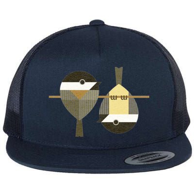 Chickadees Flat Bill Trucker Hat