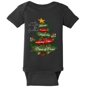 Christian Christmas He Will Be Called Wonderful Counselor Baby Bodysuit