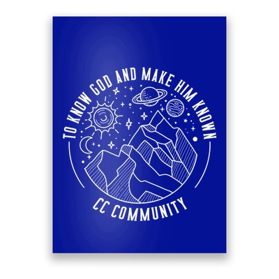 Classical Conversations Homeschool Mom Christian To Know God Funny Gift Poster