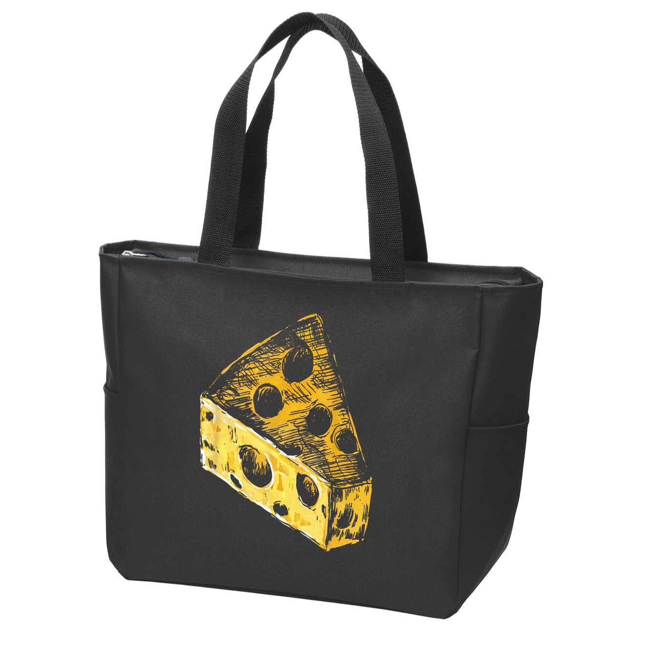 Cheese Zip Tote Bag