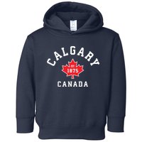 Calgary Canada Hoodie Canadian Flag Maple Leaf Toddler Hoodie