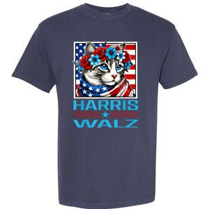 Cute Cat Harris Waltz 2024 Garment-Dyed Heavyweight T-Shirt