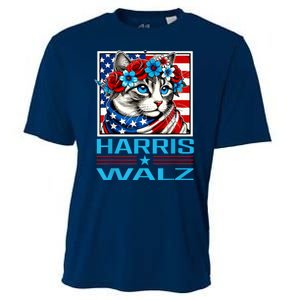 Cute Cat Harris Waltz 2024 Cooling Performance Crew T-Shirt