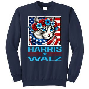 Cute Cat Harris Waltz 2024 Sweatshirt