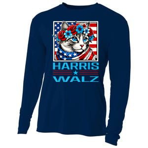 Cute Cat Harris Waltz 2024 Cooling Performance Long Sleeve Crew