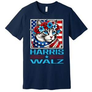 Cute Cat Harris Waltz 2024 Premium T-Shirt