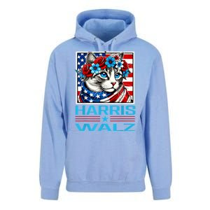 Cute Cat Harris Waltz 2024 Unisex Surf Hoodie