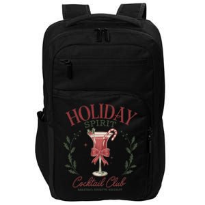 Cocktail Christmas Holiday Season Xmas Cute Gift Impact Tech Backpack