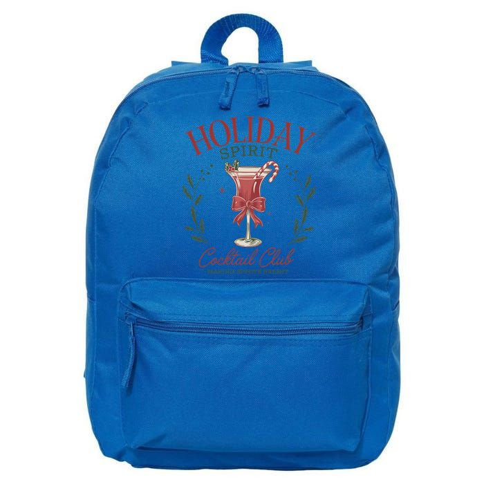 Cocktail Christmas Holiday Season Xmas Cute Gift 16 in Basic Backpack