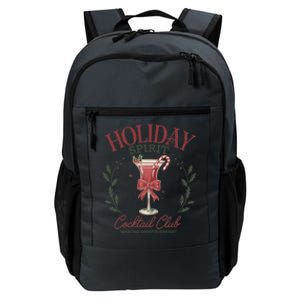 Cocktail Christmas Holiday Season Xmas Cute Gift Daily Commute Backpack