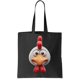 Chicken Chicken Hen Face Costume Tote Bag