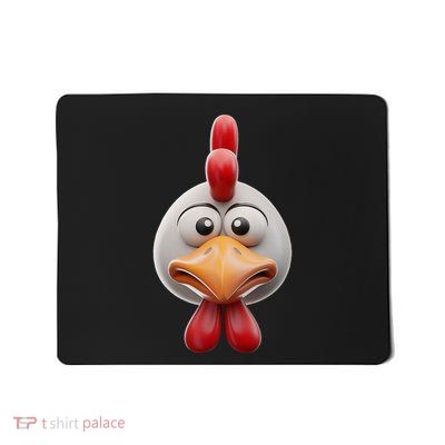 Chicken Chicken Hen Face Costume Mousepad