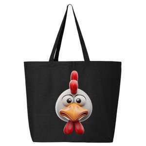 Chicken Chicken Hen Face Costume 25L Jumbo Tote