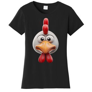 Chicken Chicken Hen Face Costume Women's T-Shirt