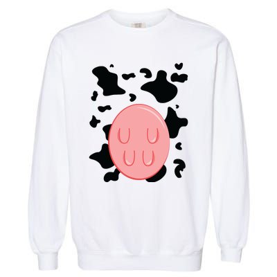 Cow Costume Halloween Garment-Dyed Sweatshirt