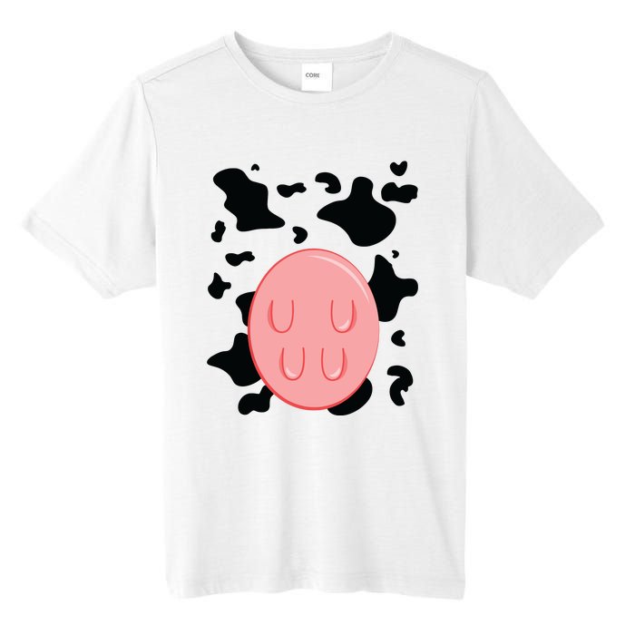 Cow Costume Halloween Tall Fusion ChromaSoft Performance T-Shirt