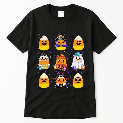 Candy Corn Halloween Costume Characters Candy Corn Crew Gift Tall T-Shirt