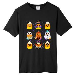 Candy Corn Halloween Costume Characters Candy Corn Crew Gift Tall Fusion ChromaSoft Performance T-Shirt