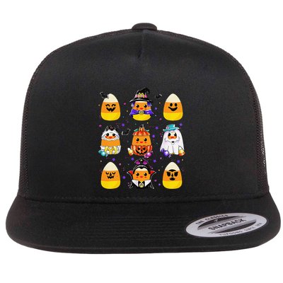 Candy Corn Halloween Costume Characters Candy Corn Crew Gift Flatbill Hat