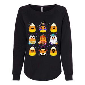 Candy Corn Halloween Costume Characters Candy Corn Crew Gift Womens California Wash Sweatshirt