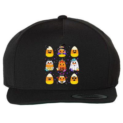 Candy Corn Halloween Costume Characters Candy Corn Crew Gift Wool Snapback Cap
