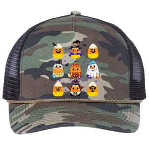 Candy Corn Halloween Costume Characters Candy Corn Crew Gift Retro Rope Trucker Hat Cap