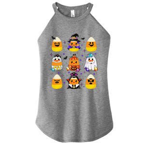 Candy Corn Halloween Costume Characters Candy Corn Crew Gift Women's Perfect Tri Rocker Tank