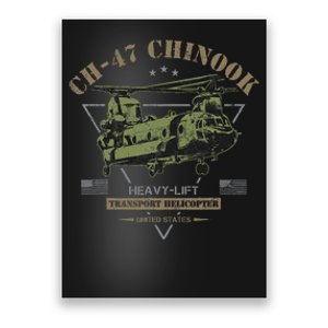 Ch47 Chinook Helicopter Poster